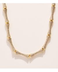 Eddie Borgo - Plated Pavé Bambù Necklace - Lyst