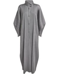 Pleats Please Issey Miyake - Skyline A-Line Coat - Lyst