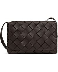 Bottega Veneta - Large Leather Diago Cross-Body Bag - Lyst