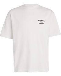 Drole de Monsieur - Cotton Slogan T-Shirt - Lyst