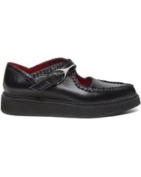 McQueen - Calfskin Wishbone Creepers - Lyst