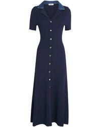 Sandro - Knitted Midi Dress - Lyst