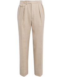 Ralph Lauren - Linen-Silk-Cotton Gregory Trousers - Lyst