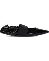 Givenchy - Leather Crush Ballet Flats - Lyst