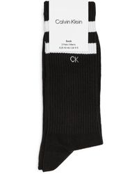 Calvin Klein - Crew Stripe Socks (2 Pack) - Lyst