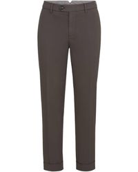 Brunello Cucinelli - Stretch-Cotton Gabardine Trousers - Lyst