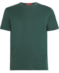Isaia - Silk-Cotton T-Shirt - Lyst