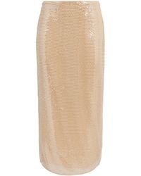 Toccin - Sequinned Leilani Midi Pencil Skirt - Lyst