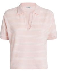 Sporty & Rich - Cotton Terry Polo Shirt - Lyst