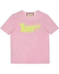 Gucci - Graphic Print T-shirt - Lyst