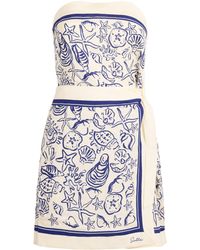 Jonathan Simkhai - Linen-Blend Darbie Mini Dress - Lyst