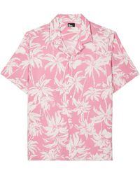 The Kooples - Palm Tree Print Shirt - Lyst