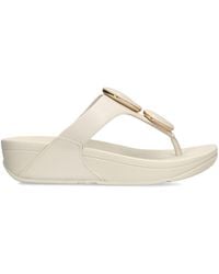 Fitflop - Marble Stone Lulu Toe-Post Sandals - Lyst