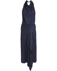 Brandon Maxwell - The Marin Scarf Midi Dress - Lyst