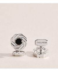 Tateossian - Thompson Onyx Octagon Cufflinks - Lyst