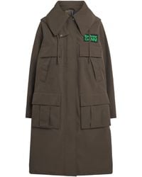 Barbour - X Ganni Waterproof Parka Coat - Lyst