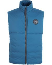Canada Goose - Padded Sleeveless Vest With High Collar - Lyst