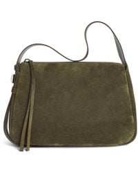 Tory Burch - Suede Romy Shoulder Bag - Lyst