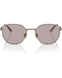 Brunello Cucinelli - Titanium Bc2003St Sunglasses - Lyst