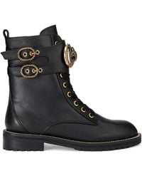 Kurt Geiger - Leather Stoop Lace-Up Boots - Lyst