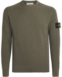 Stone Island - Virgin Wool Compass Sweater - Lyst