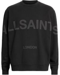 AllSaints - Cotton Biggy Logo Sweatshirt - Lyst