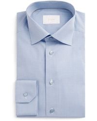 Eton - Supima Cotton Check Slim Fit Shirt - Lyst
