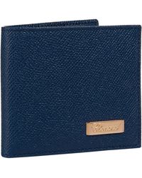 Chopard Mini Leather Il Classico Bifold Wallet - Blue