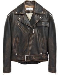 McQueen - Leather Jacket - Lyst