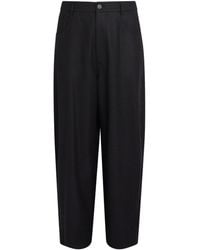 LE17SEPTEMBRE - Wool Barrel-Leg Trousers - Lyst