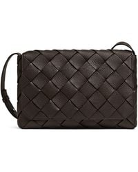 Bottega Veneta - Large Leather Diago Cross-Body Bag - Lyst