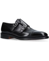 John Lobb - Leather William Monk Shoes - Lyst