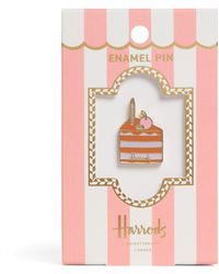 Harrods - Enamel Cake Pin Badge - Lyst