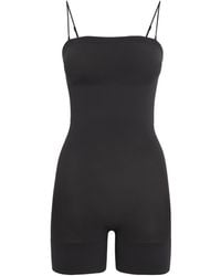 Skims - Sculpt Strapless Shorts Bodysuit - Lyst