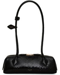 Alaïa - Small Snakeskin Le Teckel Shoulder Bag - Lyst