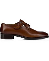 Christian Louboutin - Chambelimonk Leather Monk Shoes - Lyst