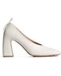 Bottega Veneta - Calfskin Loop-Detail Pumps 90 - Lyst