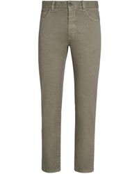 Zegna - Linen-cotton Roccia Slim Jeans - Lyst