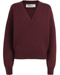 Rohe - Wool V-Neck Sweater - Lyst
