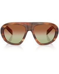 Prada - Acetate Pr C05S Irregular Sunglasses - Lyst