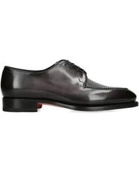 Santoni - Leather Adrian Derby Shoes - Lyst