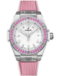 Hublot - Stainless Steel And Sapphire Big Bang One Click Watch - Lyst