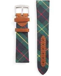 Polo Ralph Lauren - Silk Tartan Watch Strap - Lyst