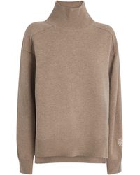 Tory Burch - Merino Wool High-Neck Sweater - Lyst