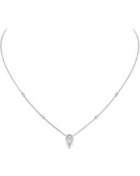 Messika - Fiery And Diamond Pendant Necklace - Lyst