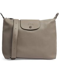 Longchamp - Medium Leather Le Pliage Xtra Shoulder Bag - Lyst