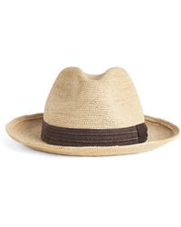 Borsalino - Straw Federico Panama Hat - Lyst