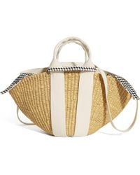 Muuñ - Mini Straw Sophie Tote Bag - Lyst