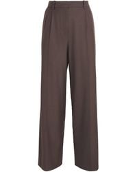 Maje - Wide-Leg Tailored Trousers - Lyst