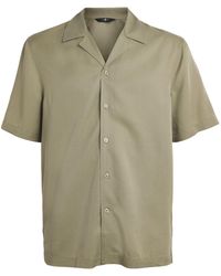 7 For All Mankind - Notched-Collar Short-Sleeve Shirt - Lyst